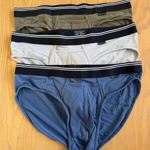 American Eagle Outfitters Men's Briefs - Blue, Gray, Olive